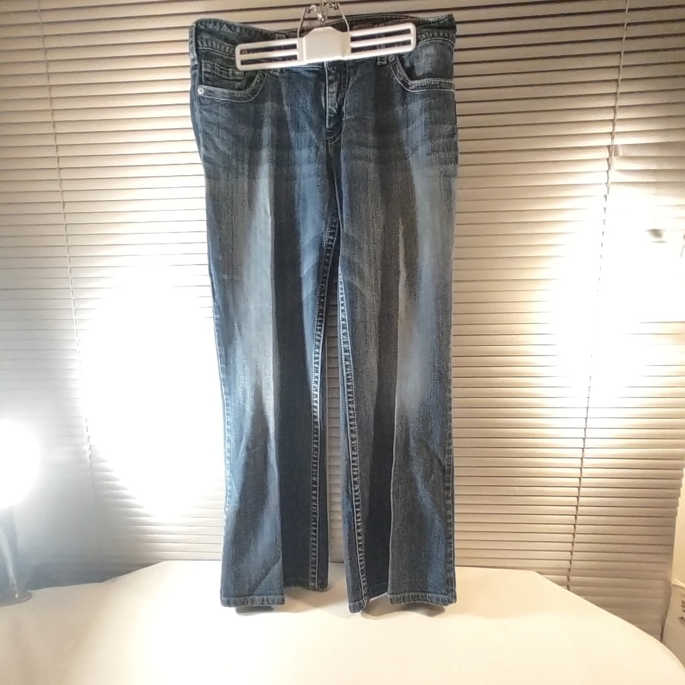 Silver Suki Jeans Bootcut Mid Rise Curve Womens - Picture 3 of 13